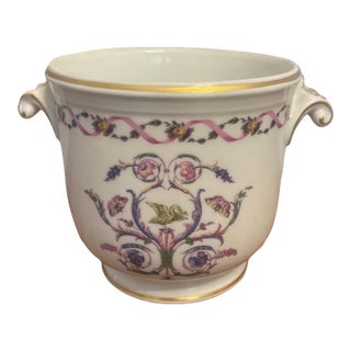 Richard Ginori Florence Italy Cacheport Porcelain Jardeniere For Sale