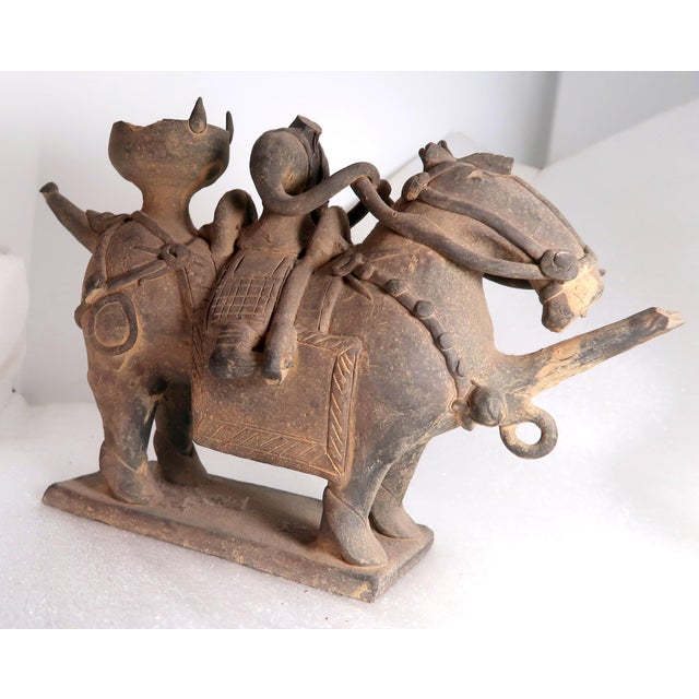 Late 19th Century Pair of Korean Funerary Pottery Vessels, C. Early 20th Century, Possibly Older. For Sale - Image 5 of 18