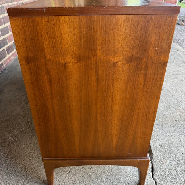 Lane Rhythm Walnut Lowboy Dresser Mid Century Modern For Sale - Image 9 of 12