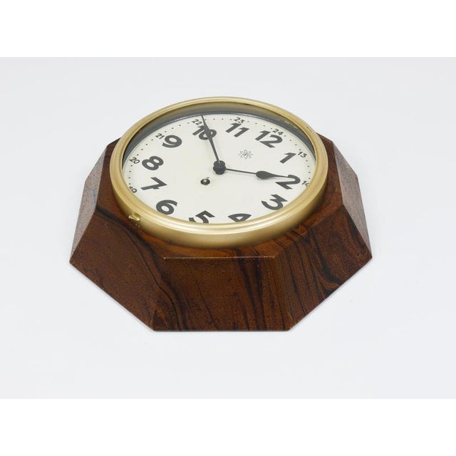 Vienna Modernism Wall Clock by Adolf Loos for Junghans, Germany, 1920s For Sale - Image 14 of 18