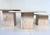 Italian Brutalist Travertine Stone Side or End Tables, 1970s, Set of 3 For Sale - Image 9 of 18