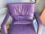 1990s Mario Bellini Vitra Figura Post Modern Purple Leather Desk Chair For Sale - Image 12 of 12
