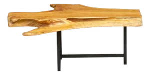Live Edge Rustic Modern Coffee Table