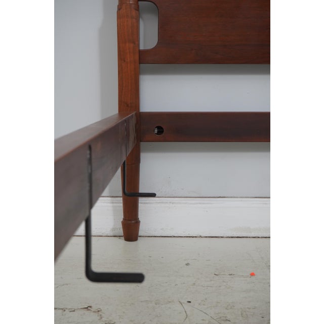 Pair of Custom Made Colonial Twin Beds For Sale - Image 9 of 15