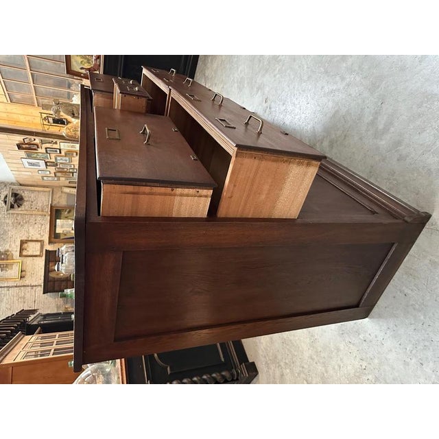 Meuble de métier en chêne For Sale - Image 9 of 16