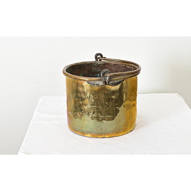 French French 19th Century Brass Cooking Pot For Sale - Image 3 of 9