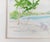 Contemporary Small Contemporary Tropical Beach Palm Tree Watercolor Painting For Sale - Image 3 of 4