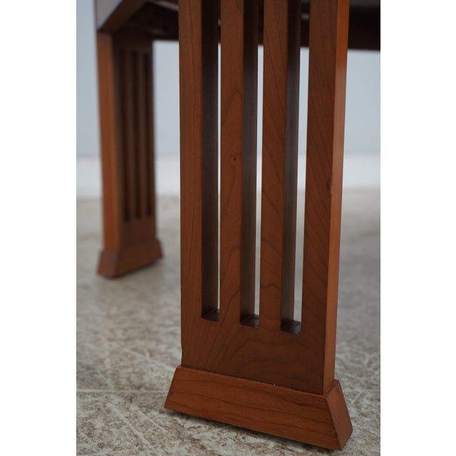 Wood Stickley 21st Century Collection Cherry Coffee Table For Sale - Image 7 of 14