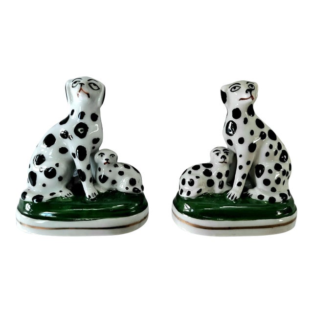19th Century Staffordshire Dogs- a Pair For Sale