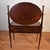 Brown 1900s Antique English Hepplewhite Mahogany Inlaid Vanity Desk Mirror and Chair For Sale - Image 8 of 17