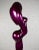 Metal Paul Braslow -Voluptuous Aphroditis in Purple-Enameled Bronze Sculpture For Sale - Image 7 of 13