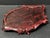 Chinese Art Carved Tiger Eye Stone Turtle Sculpture on Wooden Display Stand For Sale - Image 10 of 11