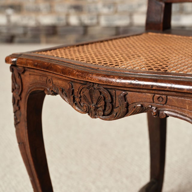 Brown 19th Century French Wooden Chair For Sale - Image 8 of 9