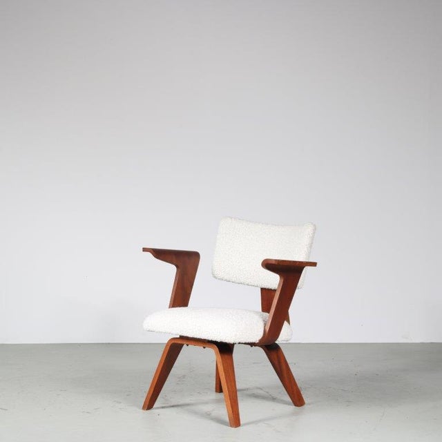 Easy Chair by Cor Alons for De Boer Gouda, Netherlands, 1950 For Sale - Image 4 of 18