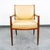 Mid Century Modern Lounge Chairs Solid Walnut Pair Tan Armchairs Two MCM Vintage For Sale In Sacramento - Image 6 of 10
