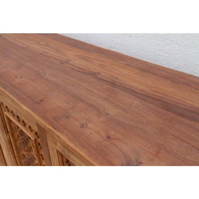 Tan Monumental 105" Long Geometric Sideboard For Sale - Image 8 of 13