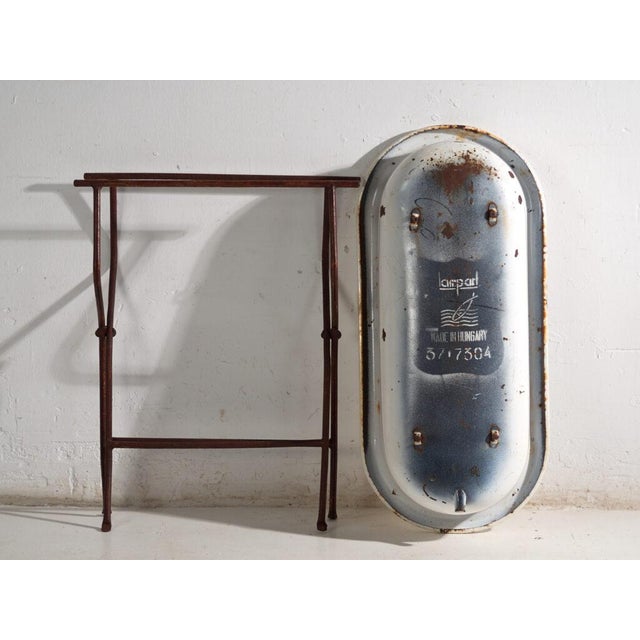 Bathtub in Enamelled Iron Central Europe, 1950 For Sale - Image 12 of 13