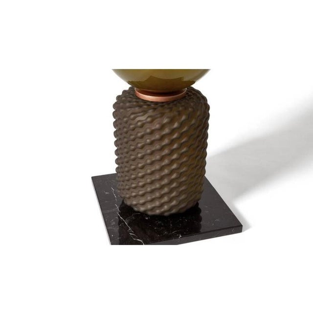 Not Yet Made - Made To Order Mid-Century Table Lamp in Marble Base and Blown Glass by Cassina Ficupala For Sale - Image 5 of 10