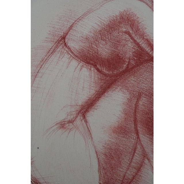 Antoniucci Volti, Nu au regard pensif (Nude), Lithograph For Sale - Image 4 of 6