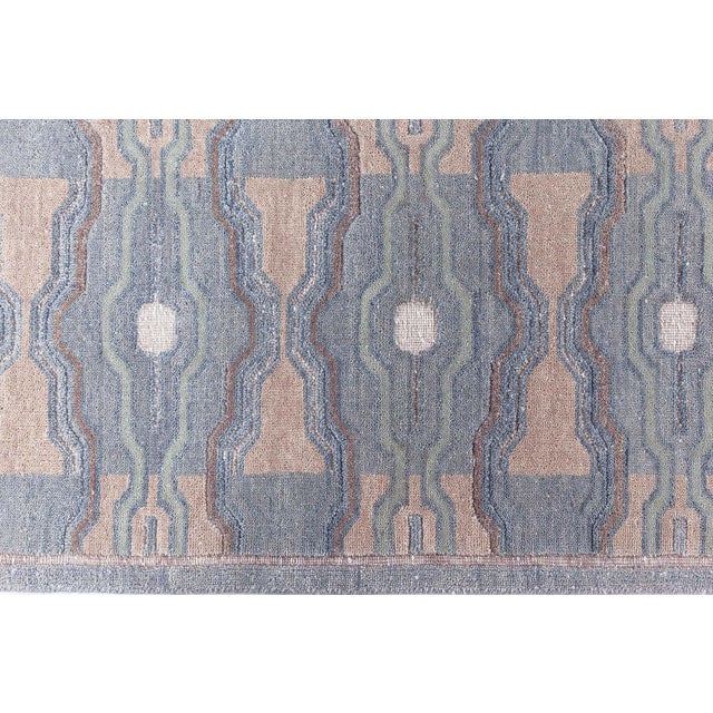Light Gray Light Gray Geometry Meets Modern Elegance: Rug "Misty" by Doris Leslie Blau For Sale - Image 8 of 10