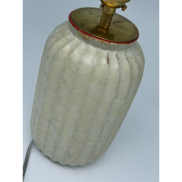 Art Deco Ceramic Table Lamp from Upsala-Ekeby, 1940s For Sale - Image 9 of 12