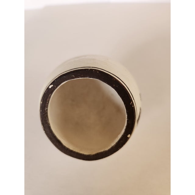 Vintage, Native American Acoma Pueblo: Small Vessel With Lizards Signed by Emma Lewis For Sale - Image 9 of 9