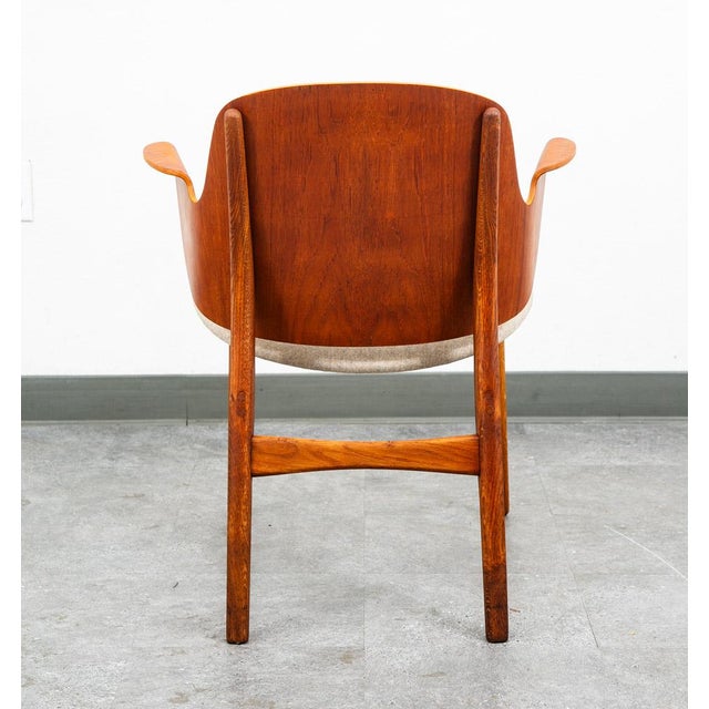 Bramin Møbler 1960s Mid Century Danish Modern Lounge Chair Teak Hans Olsen Bramin Model 107 Armchair For Sale - Image 4 of 12