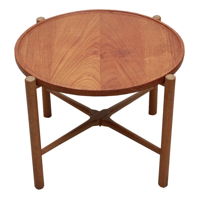 Vintage AT35 Folding Coffee Table by Hans Wegner for Andreas Tuck, 1960s For Sale