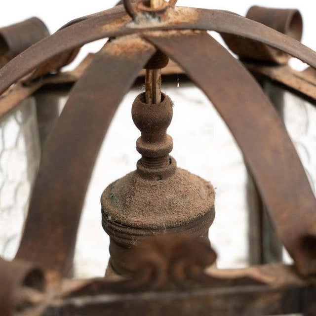 Vintage Metal Pendant Lamp, 1950 For Sale - Image 12 of 15