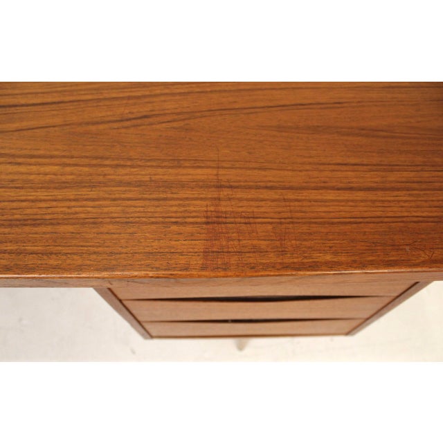 Vintage Mid-Century Teak Desk in the Style of Arne Vodder For Sale - Image 13 of 14