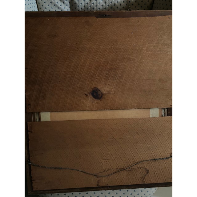 Eggshell Mid 19th Century Antique Floral Print in Gorgeous Gold Leaf Frame With Roses on Every Corner. For Sale - Image 8 of 8