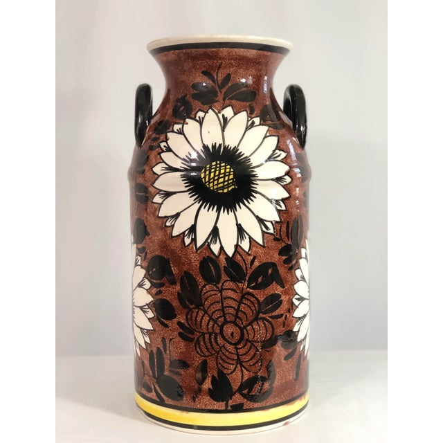 Mediterranean Late 20th Century Hand Painted Stick Stand Spain For Sale - Image 3 of 7