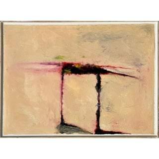 Tom Lieber, Large Abstract Expressionist Color Monotype Oil Painting Tom Lieber Mixed Media, 1987 For Sale