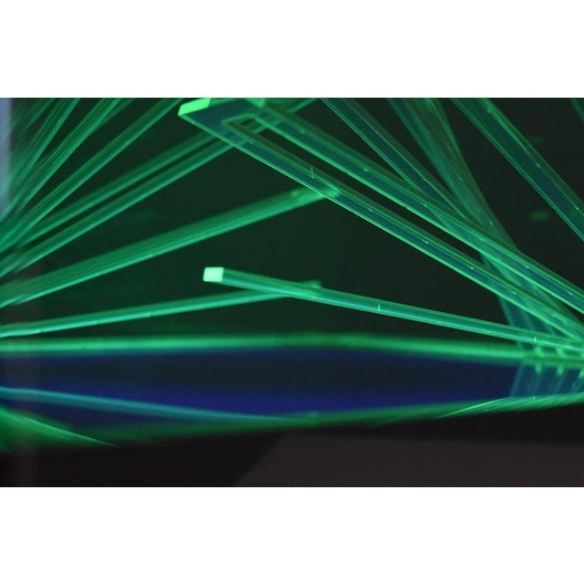 Teos Cube Illuminated Sculpture by James Rivière, 1970 For Sale - Image 13 of 14