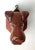 Wonderful Folk Art Hand Carved Wood Terrier Dog Wall Sculpture? This piece is unsigned has great old surface with some...