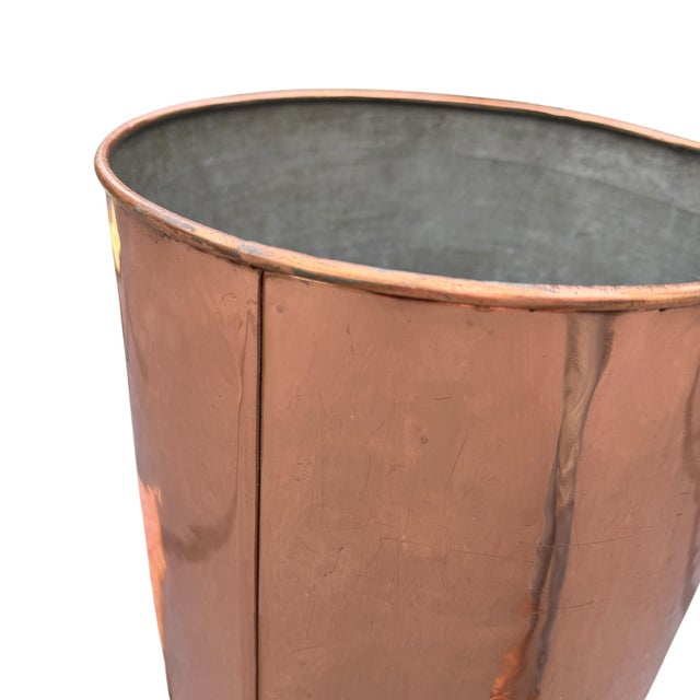 Modern Early 20th Century American Copper Dairy Bucket For Sale - Image 3 of 14