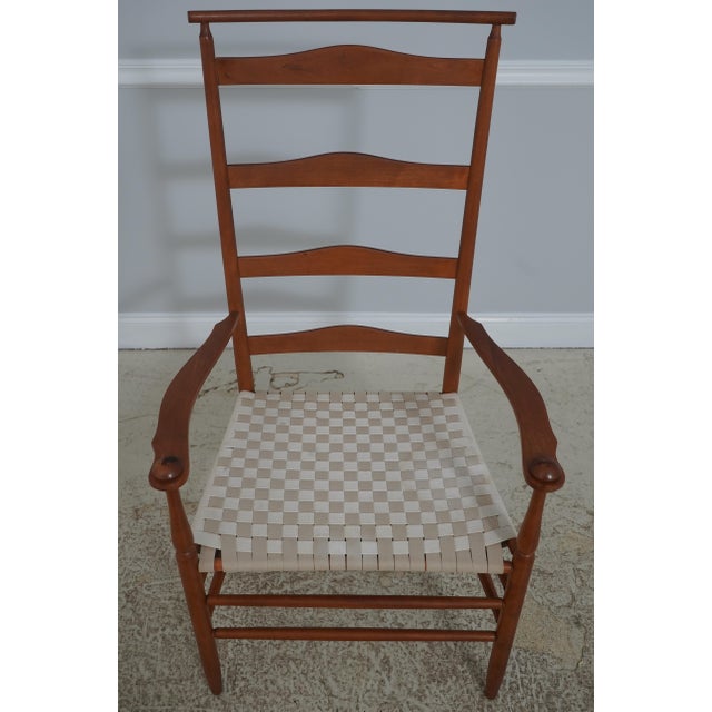 Age: Approx: 40 Years Old Details: Solid Cherry Webbed Seats Primitive Shaker Design Offered @ Fraction Original Retail...