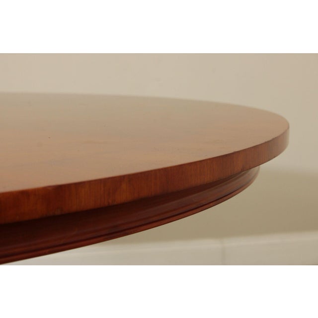 John Widdicomb Round Mahogany Dining Table Designed By Chad Womack For Sale In Philadelphia - Image 6 of 18