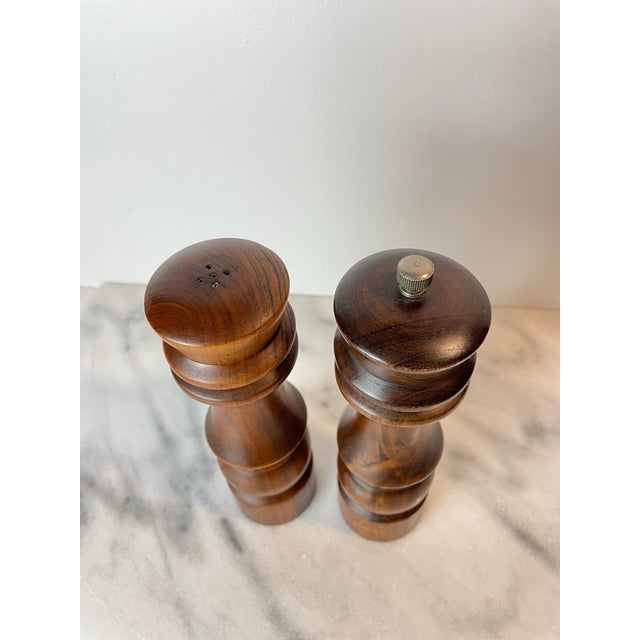 Handcrafted hardwood salt shaker and pepper grinder set by Goodwood, known for their clean forms and emphasis on natural...