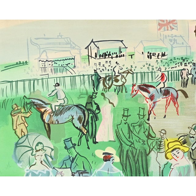 Charles Sorlier after Raoul Dufy, Epsom 39, 1960s, Lithograph For Sale - Image 3 of 13