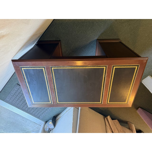 Late 20th Century Sligh/Lowry Double Pedestal Executive Desk For Sale - Image 5 of 12