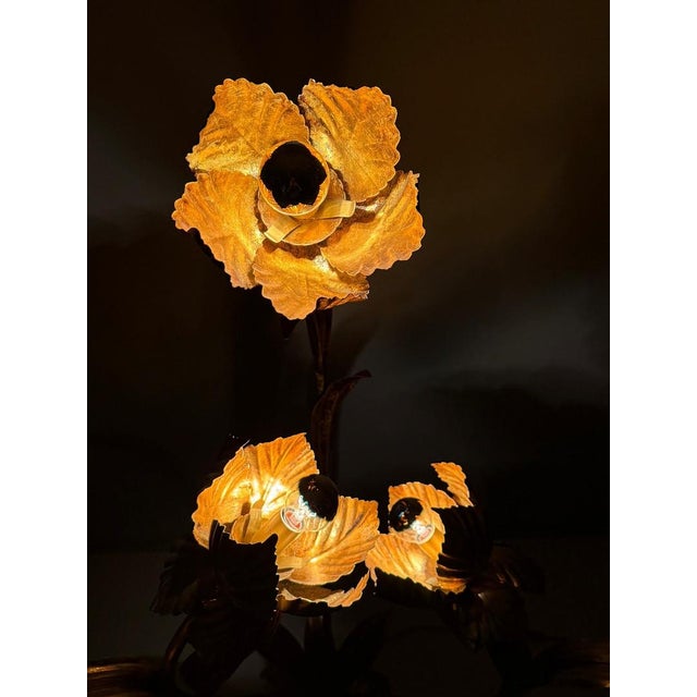 Gold Hollywood Regency Floor Lamp by Hans Kögl, 1970s For Sale - Image 8 of 18