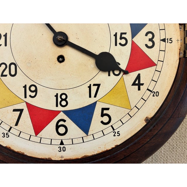 1930s Original Raf Operation Room Sector Fusee Wall Clock Battle of Britain Ww2 For Sale - Image 18 of 18