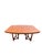 1960s Vintage Broyhill Brasilia Style Dining Table With Two Leaves Mid Century Modern Design For Sale - Image 5 of 7