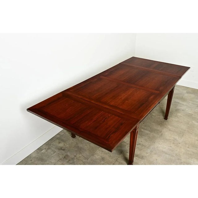 Dutch Rosewood Extending Dining Table For Sale - Image 11 of 12