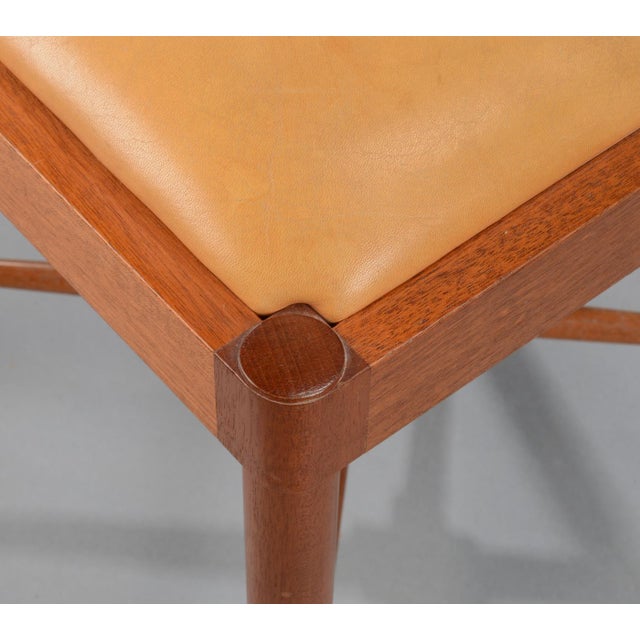 Wood Fully Restored Mahogany King of Diamonds Chairs by Børge Mogensen for Søborg Møbelfabrik, 1940s, Set of 2 For Sale - Image 7 of 9