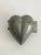 Antique solid metal heart mold is hinged and durable for ice cream or candy. Or just as a conversation piece. Surface wear...
