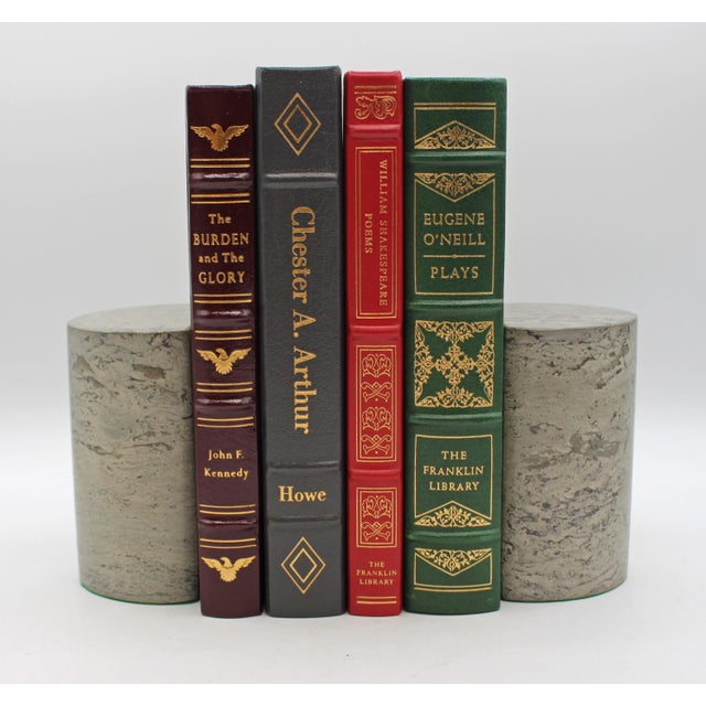 American Pair of Turned Permian Period Stone Bookends From the San Andres Formation For Sale - Image 3 of 5