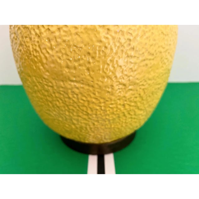 Oversize Lemon Lamp by Hanson & Shade, C1970 For Sale - Image 15 of 18