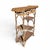 Vintage Rattan Wrapped Etagere With Staggered Shelving For Sale - Image 4 of 8